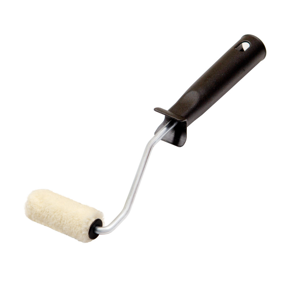 Валик велюр 60 мм d15 мм ворс 5 мм для алкидной основы с ручкой с запасным роликом Hesler Frankfurt