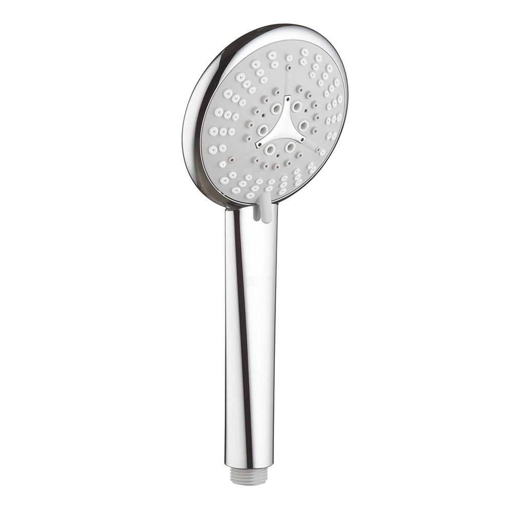 Лейка для душа Lemark Aura d105 мм 6 режимов без шланга пластик хром (LM0616C)