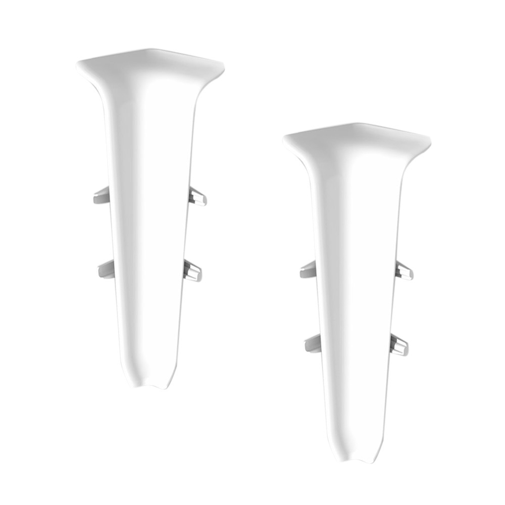 Угол внутренний Деконика 85 мм белый матовый Г-профиль (2 шт.)