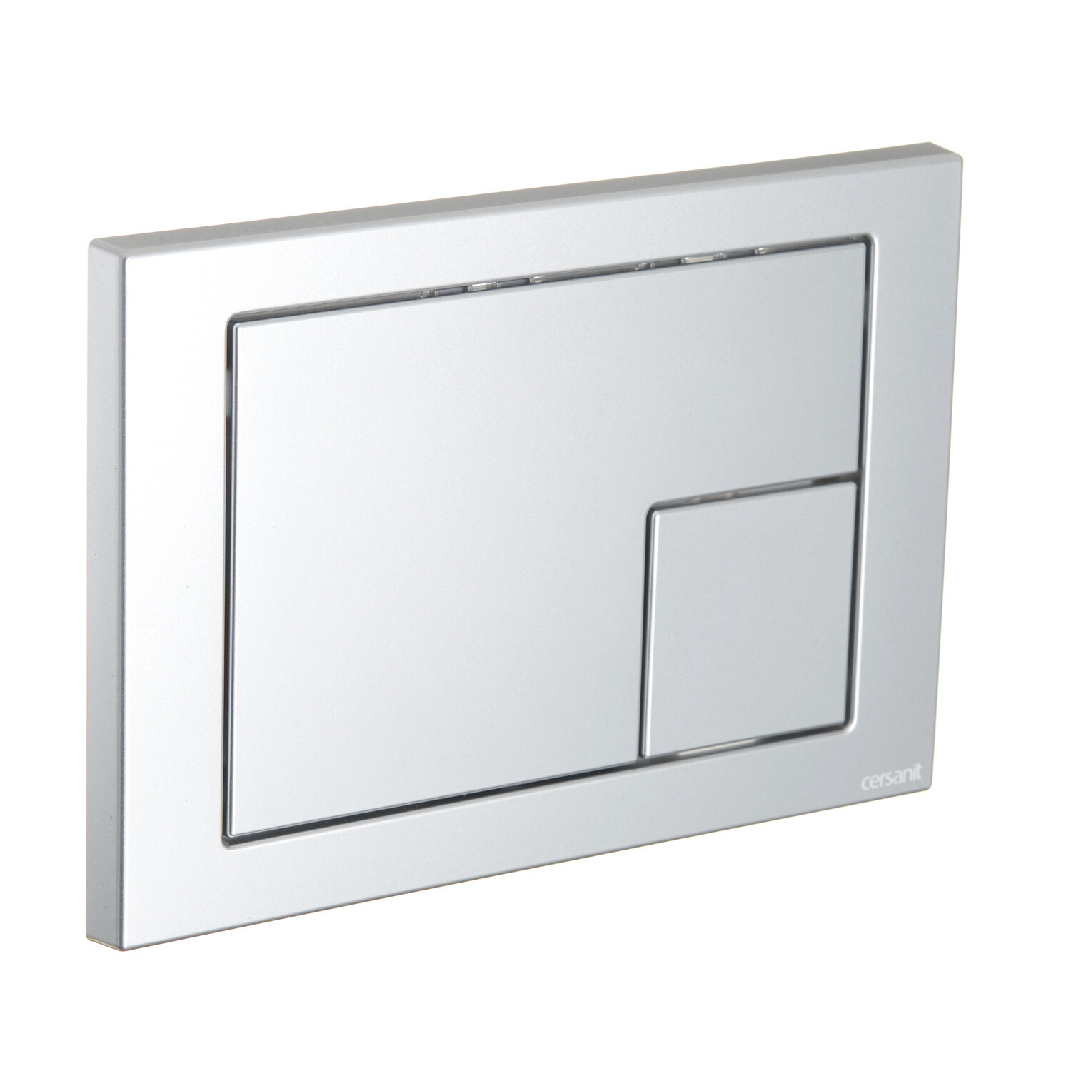 Клавиша смыва для инсталляций Cersanit Corner хром матовый (64107)