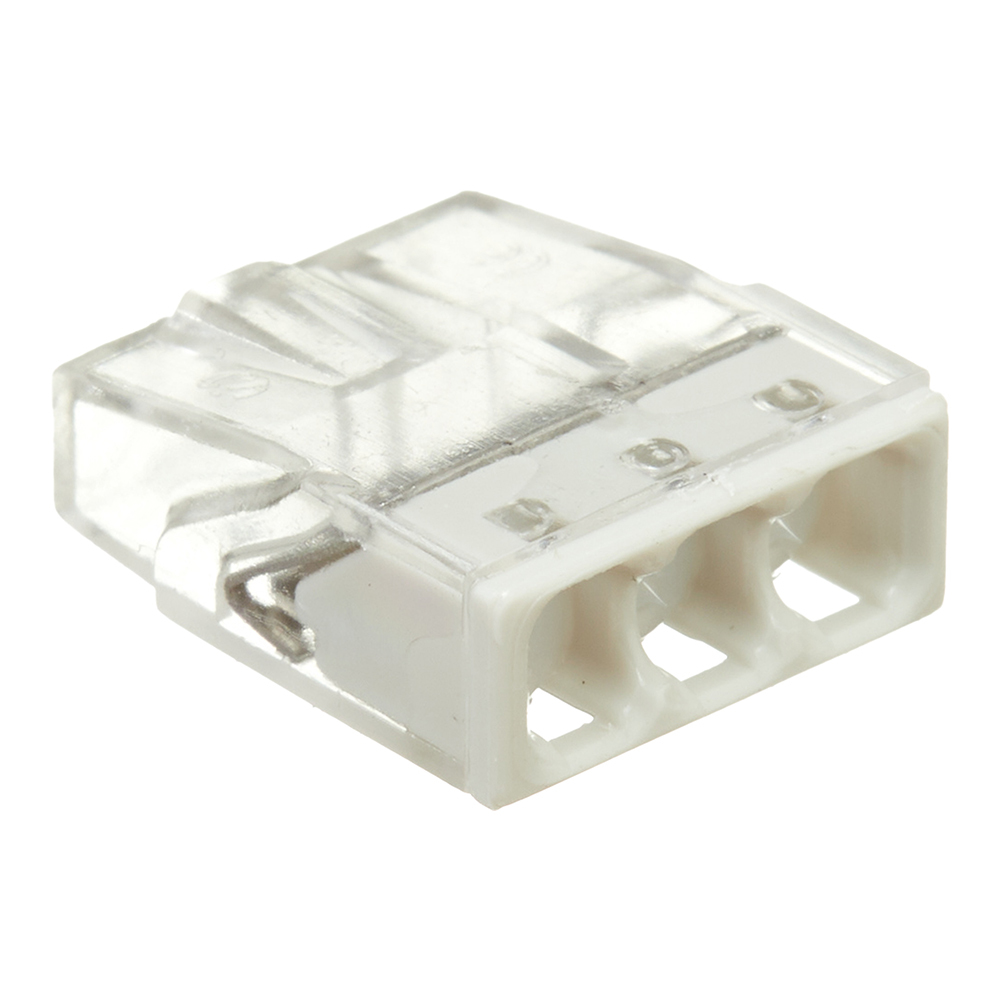 Клемма на 3 провода Stekker 0,5-2,5 кв.мм самозажимная с пастой (20 шт.) (49834)