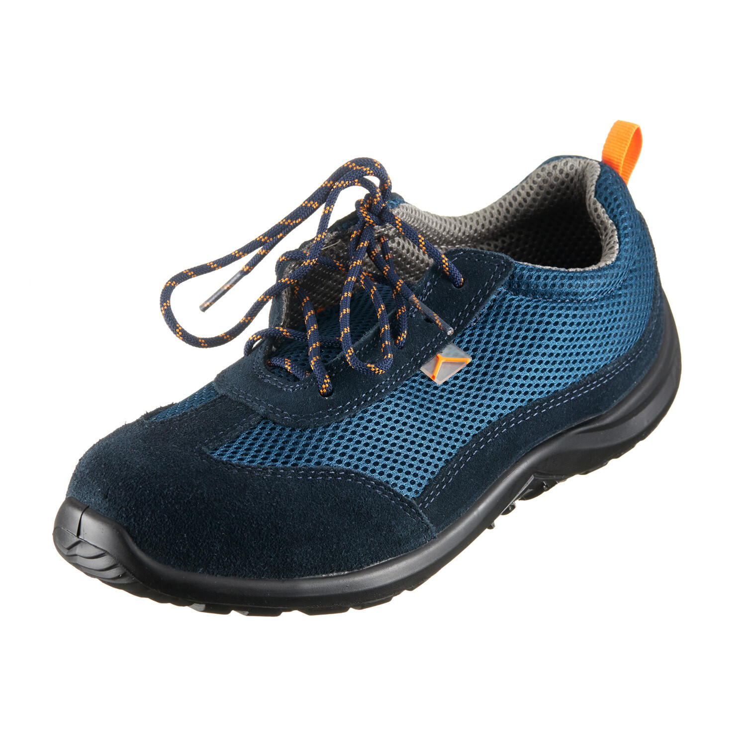 Полуботинки мужские замша/полиэстер с защитным подноском размер 43 черный/серый Delta Plus Como (COMOSPBL43)