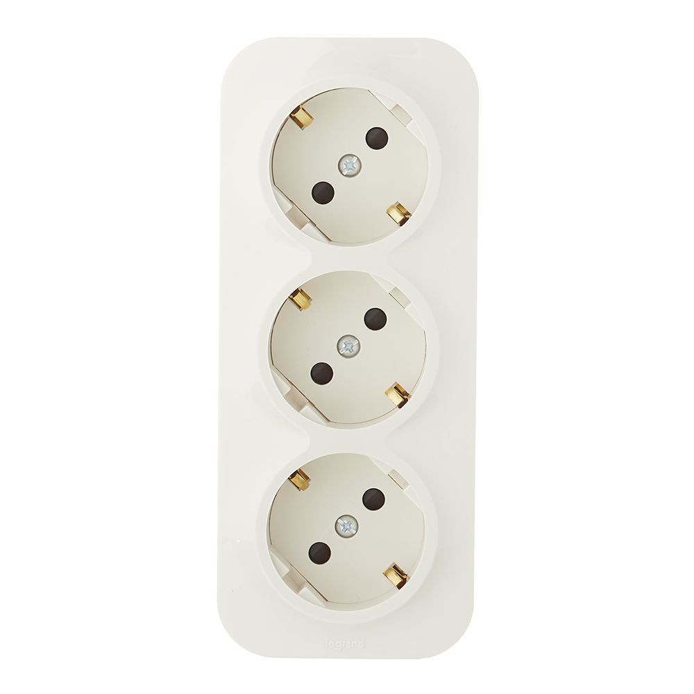 Розетка Legrand Quteo накладная слоновая кость (782268)