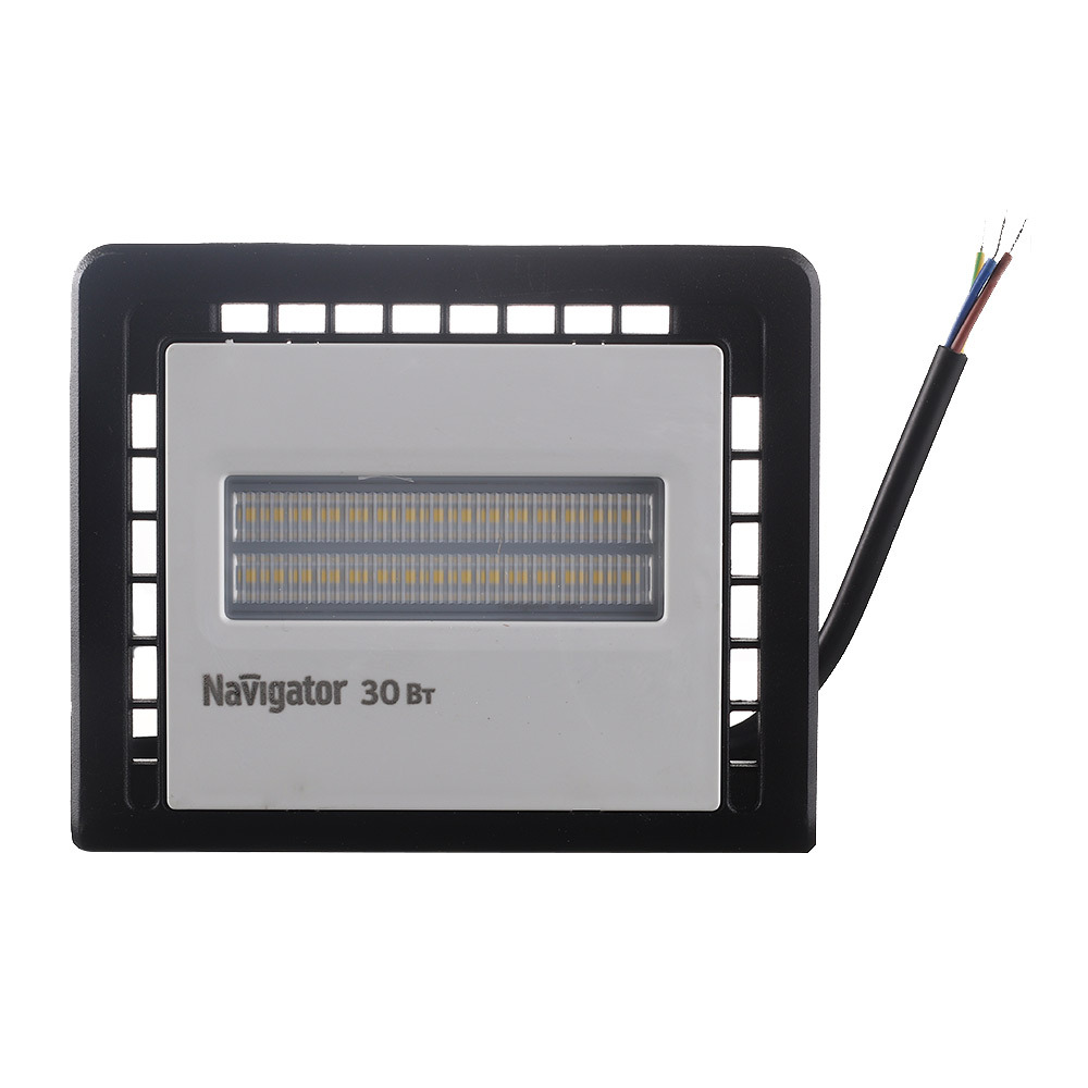 Прожектор светодиодный Navigator ДО-30 4000К 30 Вт IP65 черный