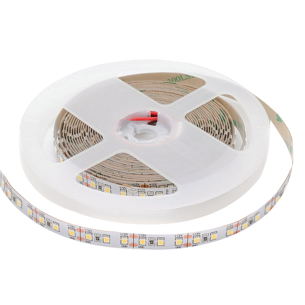 Лента светодиодная SMD 2835 3000К 12 В 12 Вт/м 5 м IP20 Apeyron (51BL)