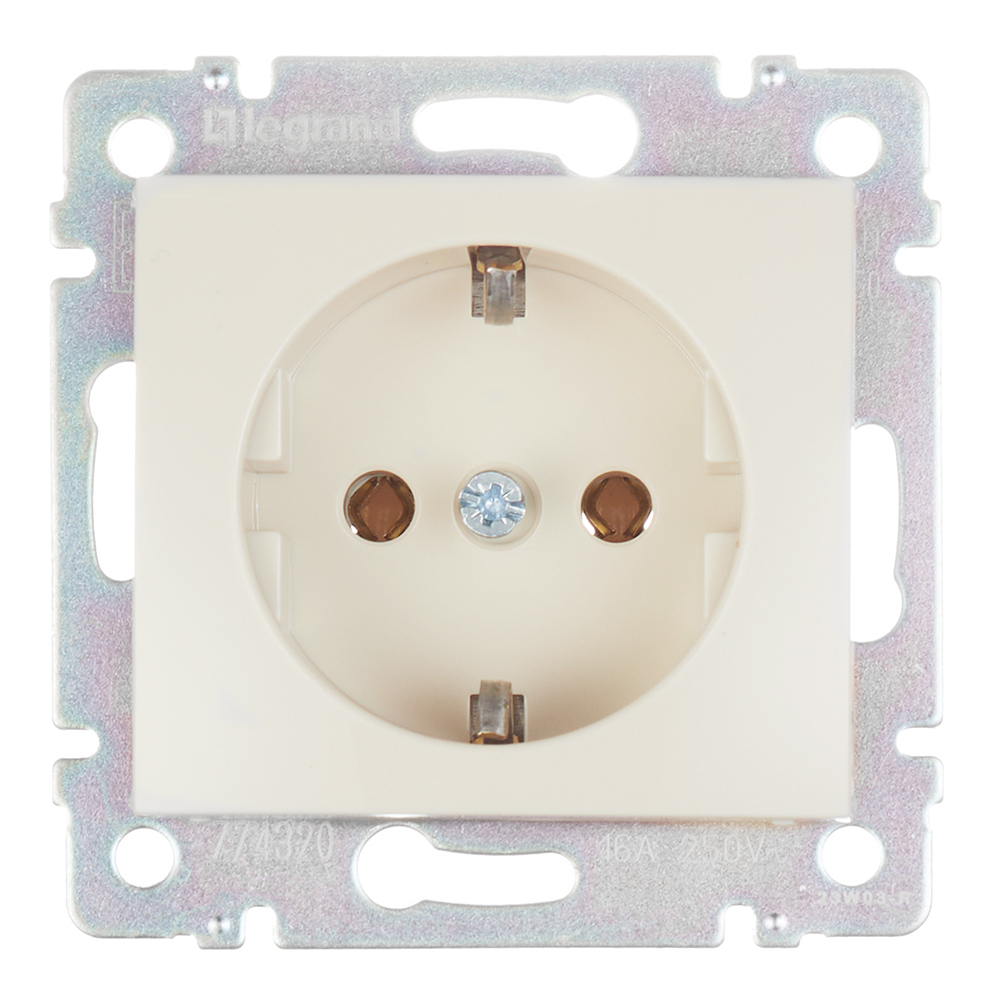 Розетка Legrand Valena встраиваемая слоновая кость (695612)