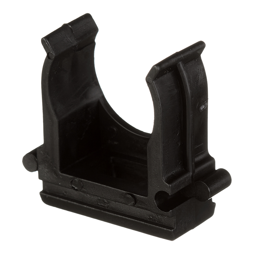 Крепеж-клипса для труб 20 мм Greenel черная (100 шт.) (GE50141-05)