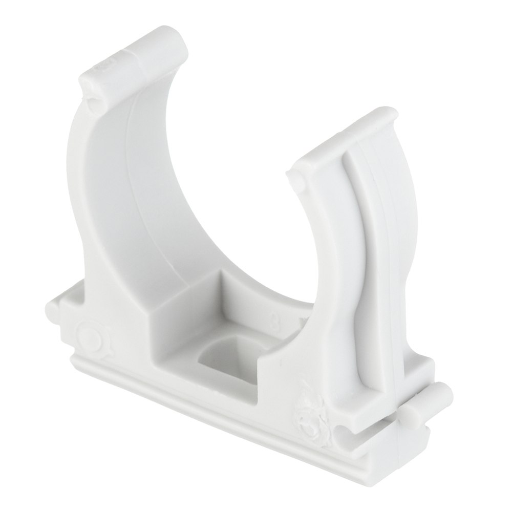 Крепеж-клипса для труб 32 мм Greenel серая (40 шт.) (GE50143)